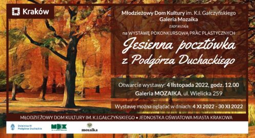 Jesienna pocztówka z Podgórza Duchackiego – wystawa i spotkanie laureatów